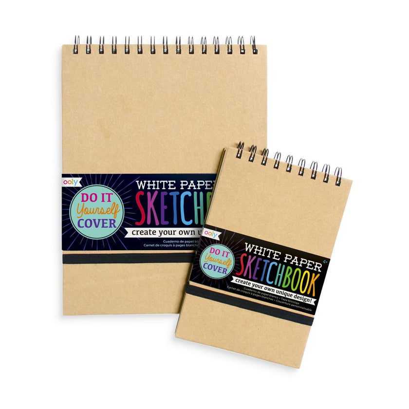White DIY Cover Sketchbook