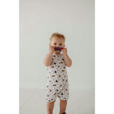 Boy's Sleeveless Romper Balloon Dogs