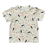 Boy's Short Sleeve Tee in Fireworks