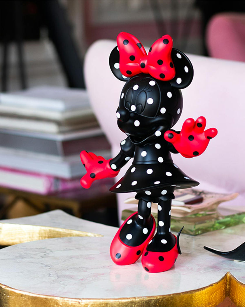 Minnie POLKA Black & Red 12in