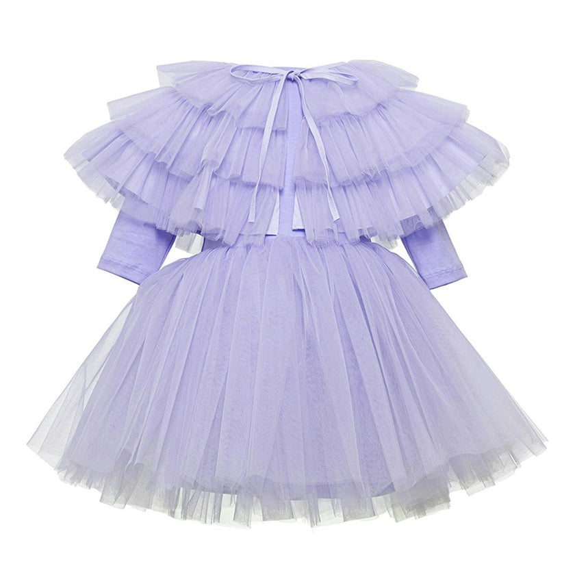 Purple Bloom Dress Set