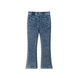Kids Knit Denim Pants