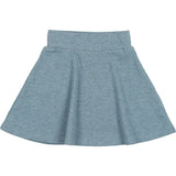Soft Ribbed A-Line Short Skirt