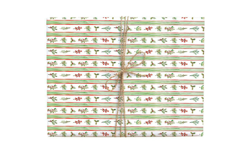 Holiday Garland Gift Wrap