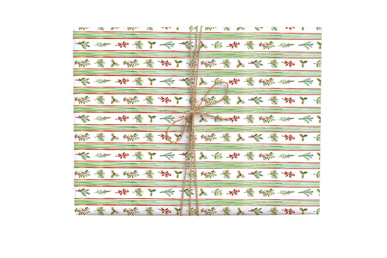 Holiday Garland Gift Wrap