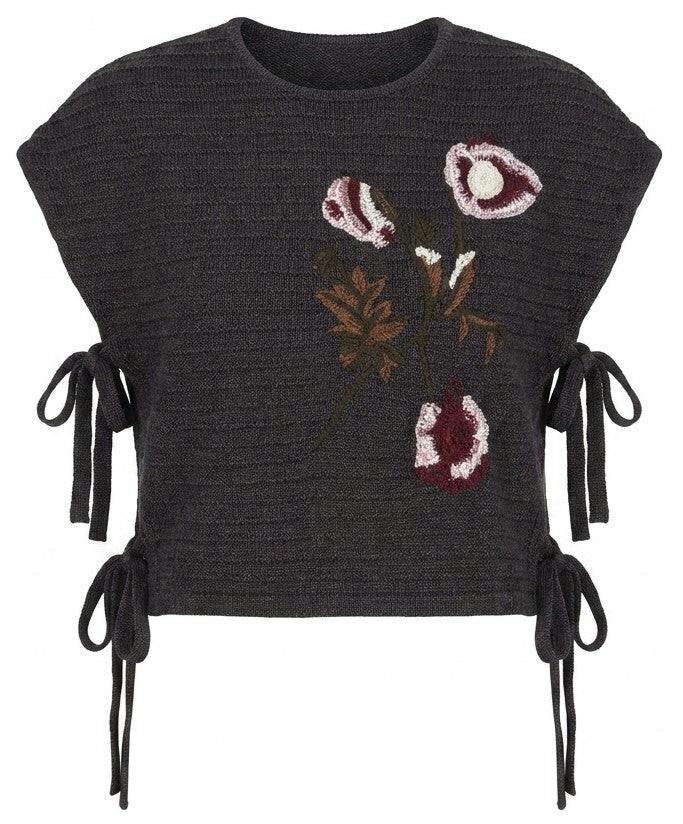 Floral Sweater Vest