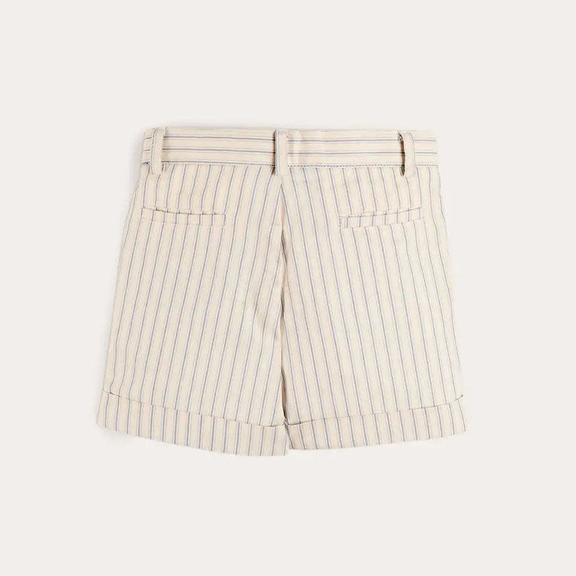 Percy Stripe Tailored Shorts in Blue (4- 10yrs)