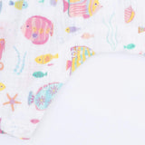 Sunny Coral Reef Fish - Smocked Romper