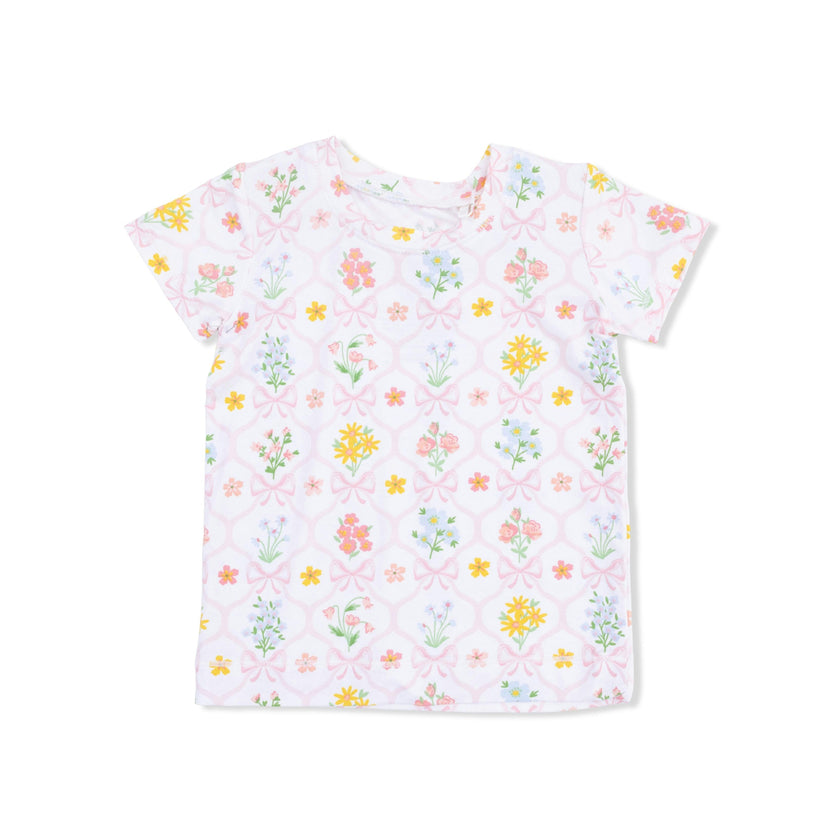Spring Blooms Bow Trellis - Loungewear Short Set