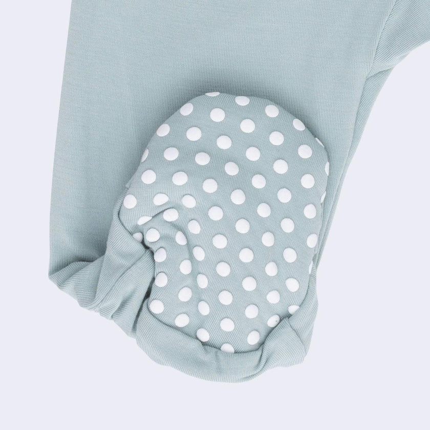 Solid Jadeite - 2 Way Zipper Footie
