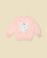Organic Weekend Sweatshirt in Double Bubble Pink