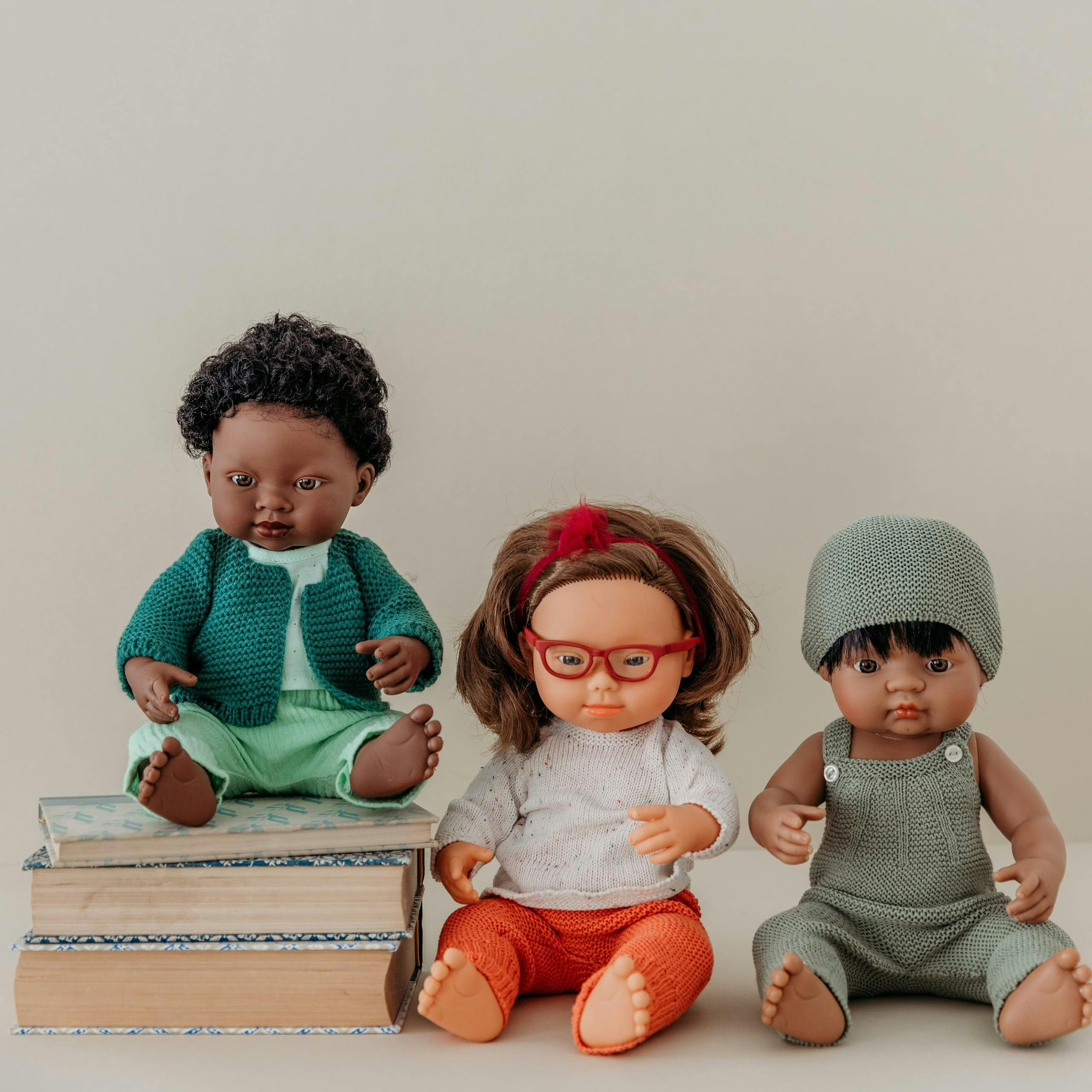 Hispanic Boy Baby Doll with Black Hair - 15