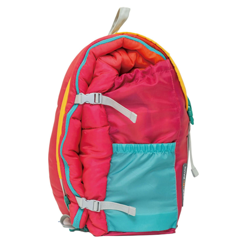 Sleep-N-Pack™ – Big Kid Size | Color Block Sunset Ombre