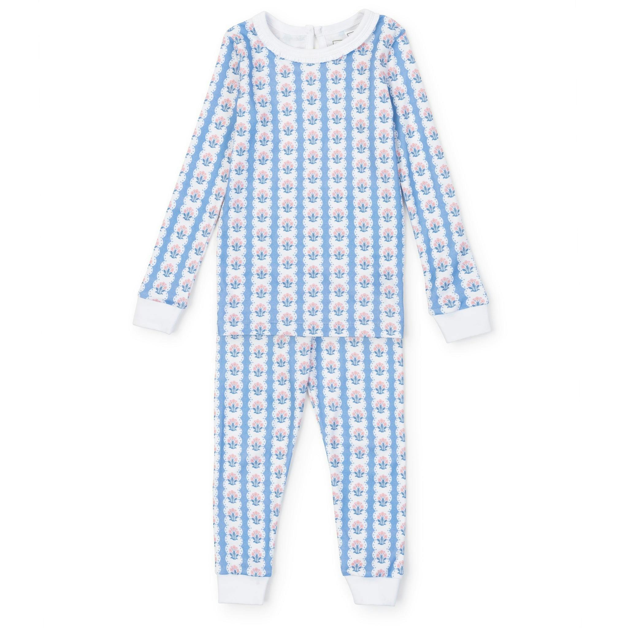 Ava Girls' Pajama Pant Set - Harvest Ribbon Floral