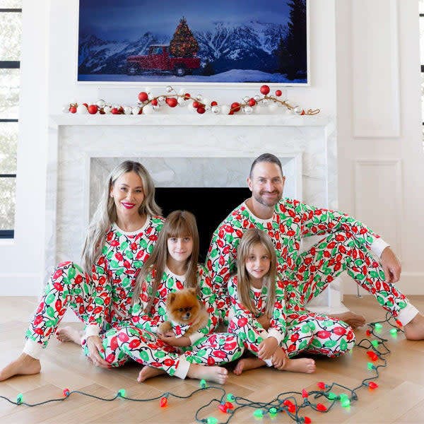 Organic Kids Pajamas - Holiday Lights