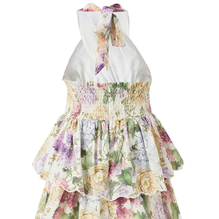 Seraphina Halter Neck Frill Mini Dress