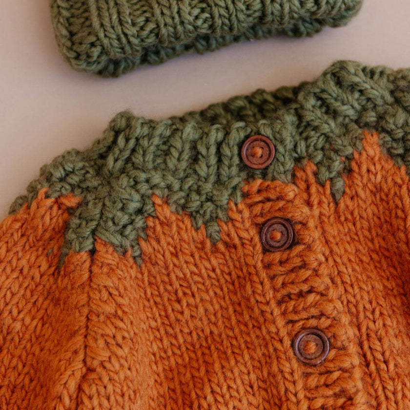 Pumpkin Cardigan - Clay