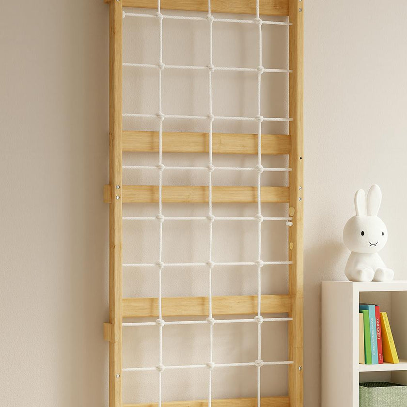 Add-On Rope Wall Panel for 95" Modular Walnut