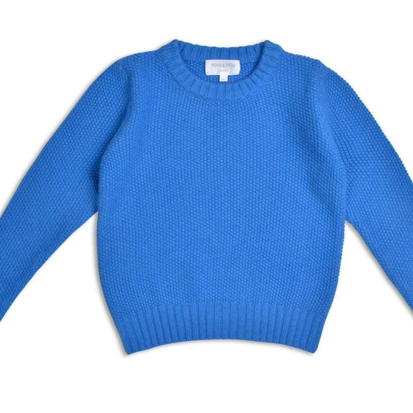 Moss Stitch Jumper | cashmere/merino