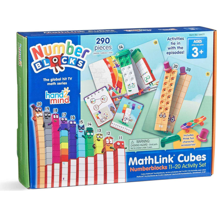 MathLink® Cubes Numberblocks 11–20 Activity Set