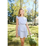 Jane Dress Peri/Gold