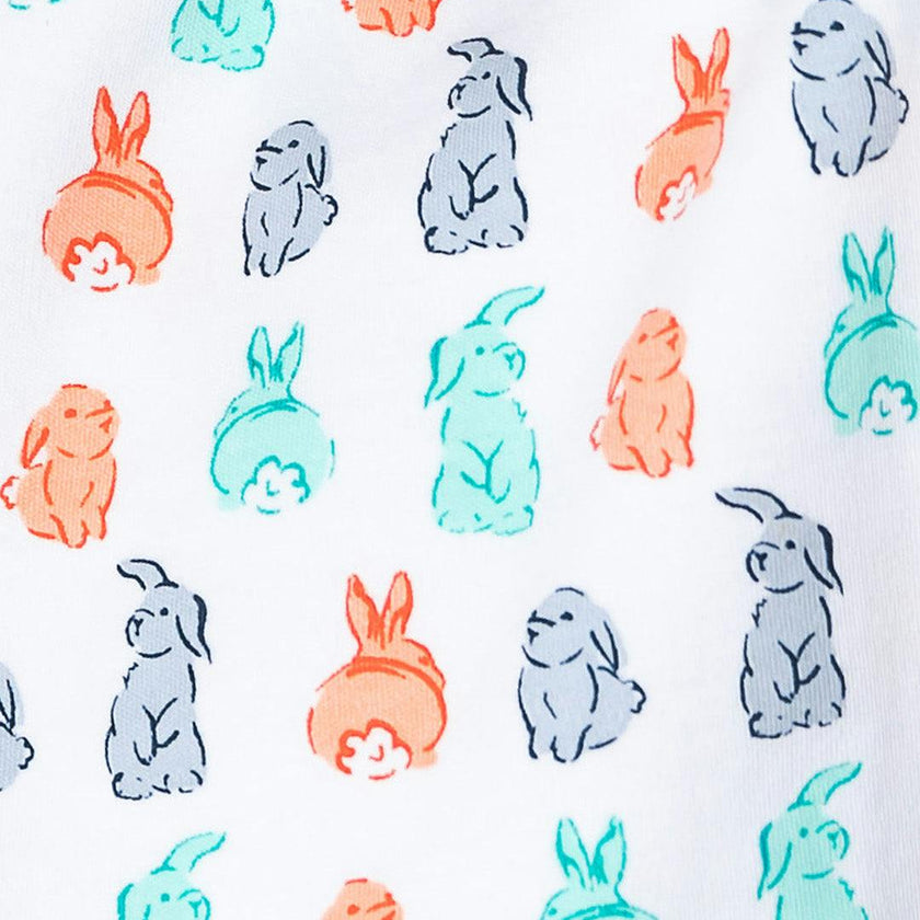 The Organic Long Sleeve Pajama Set [Bunny Tails]
