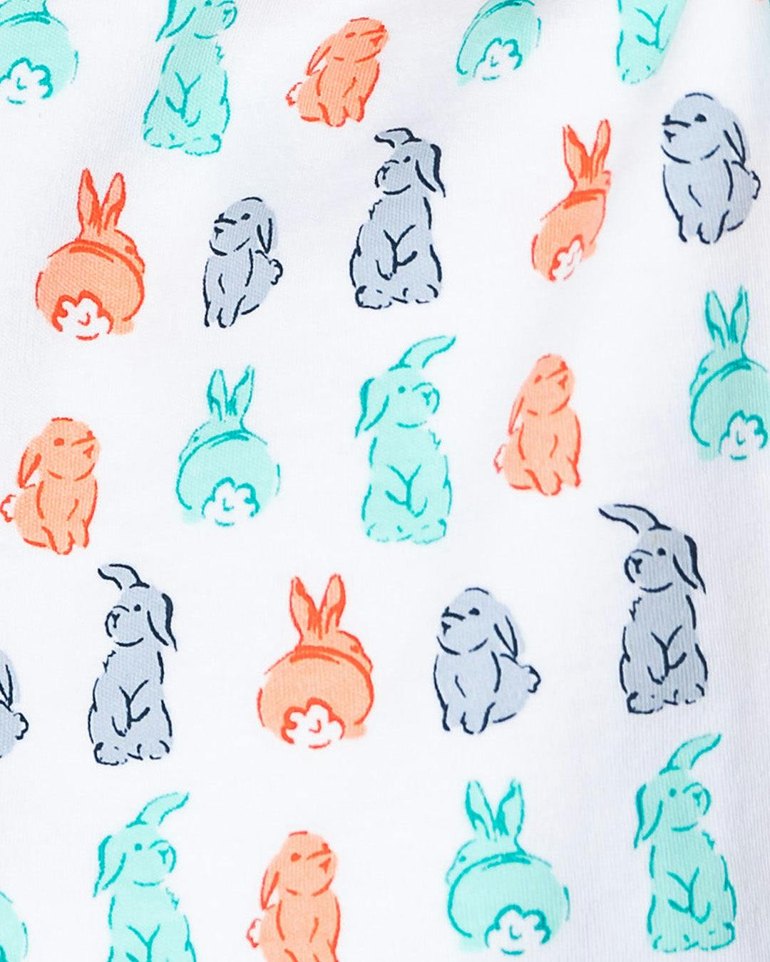 The Organic Long Sleeve Pajama Set [Bunny Tails]