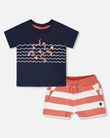 Organic Cotton T-Shirt And Short Set