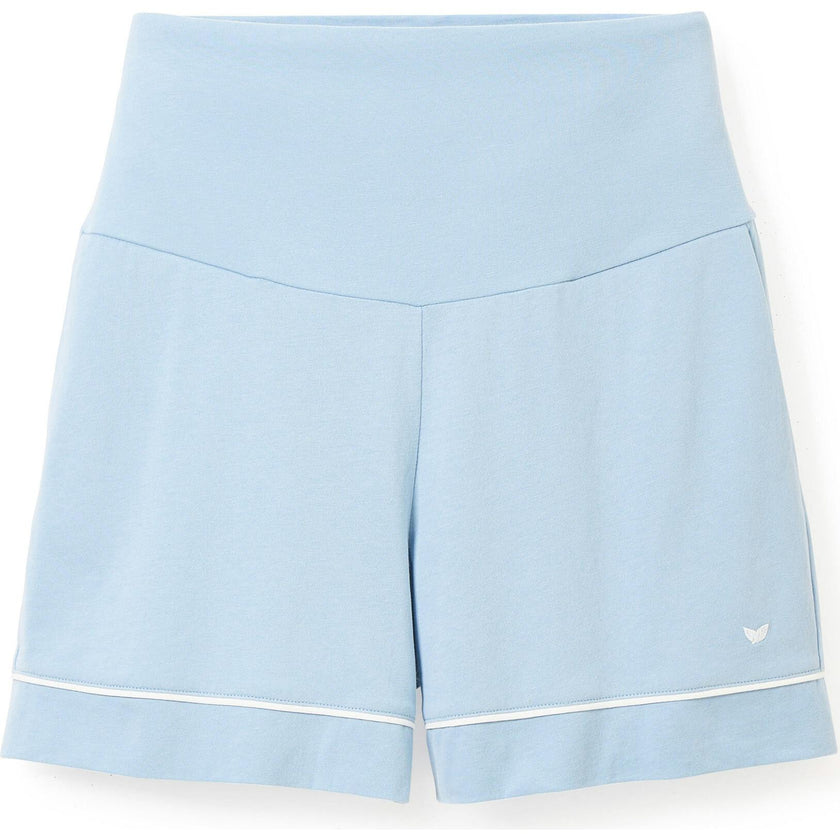 Women's Pima Maternity Shorts in Periwinkle