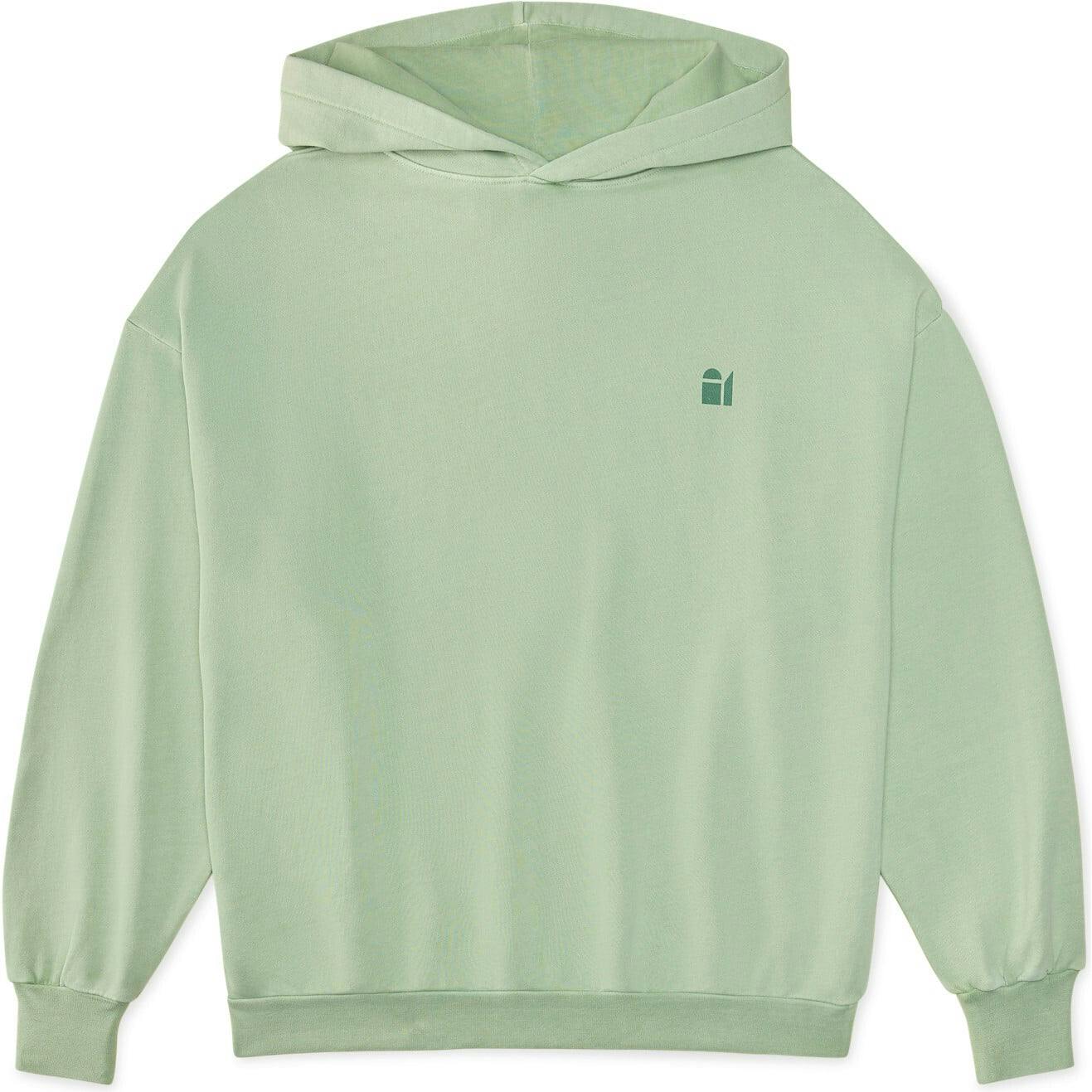 Adult Earth Day Natural Dye Pullover in Honeydew