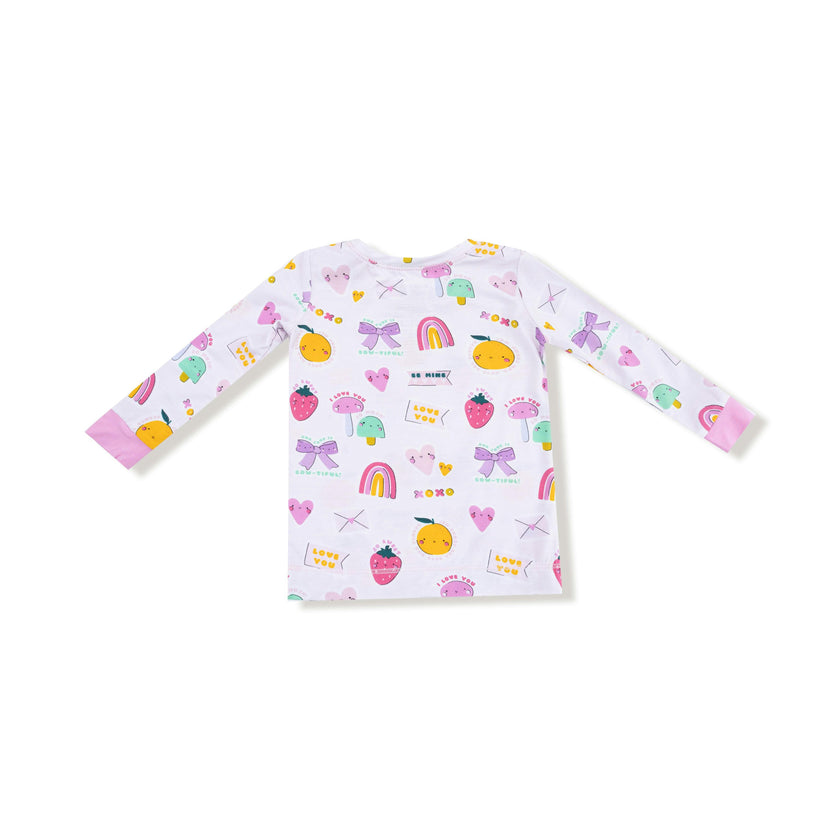My Funny Valentine - Pink - Long Sleeve Loungewear Set