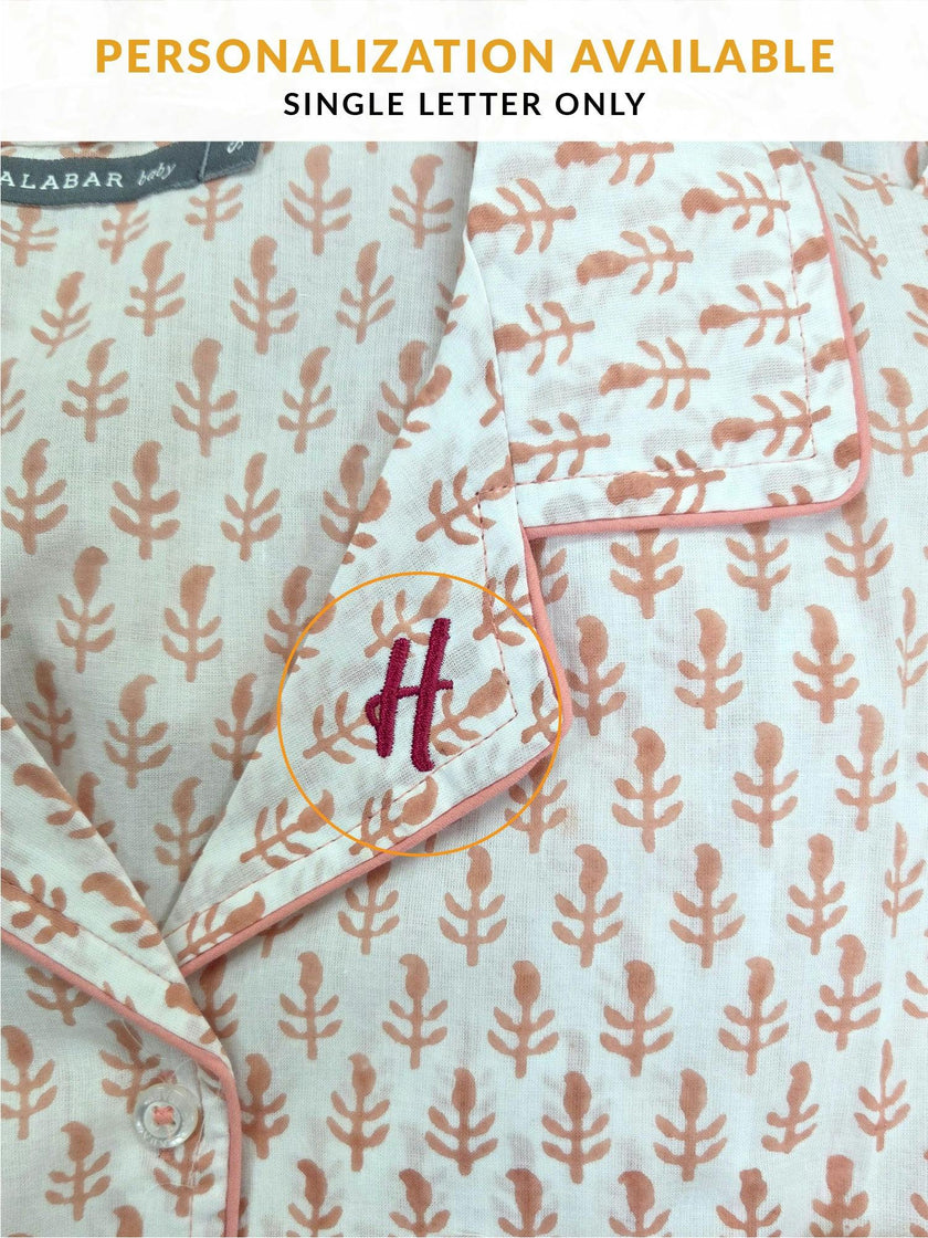 Block-Printed Loungewear Gift Set