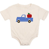 Apple Truck Short Sleeve Romper
