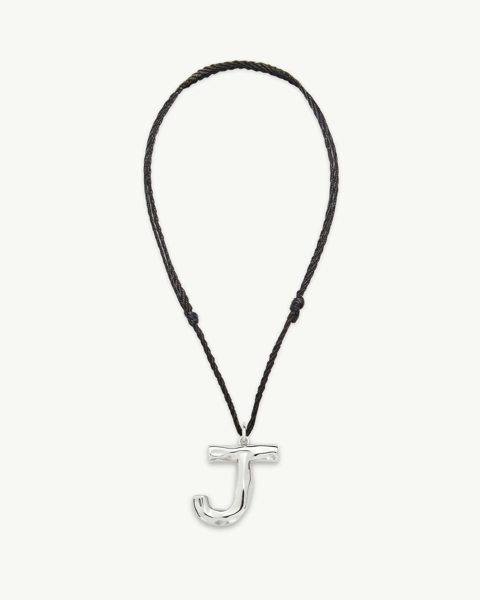 Grande Monogram Necklace in Silver