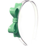 Bow Tie Green Headband
