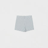 Denis Baby Shorts Linen, Blue Stripe