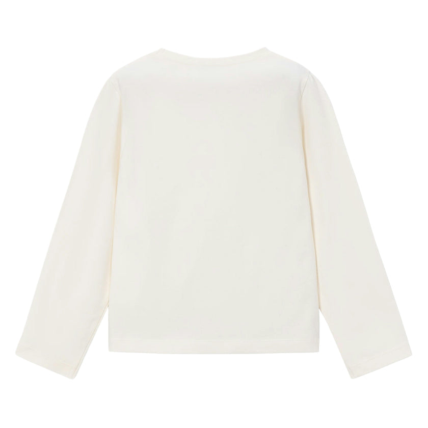 White Cartoon Bow Tee