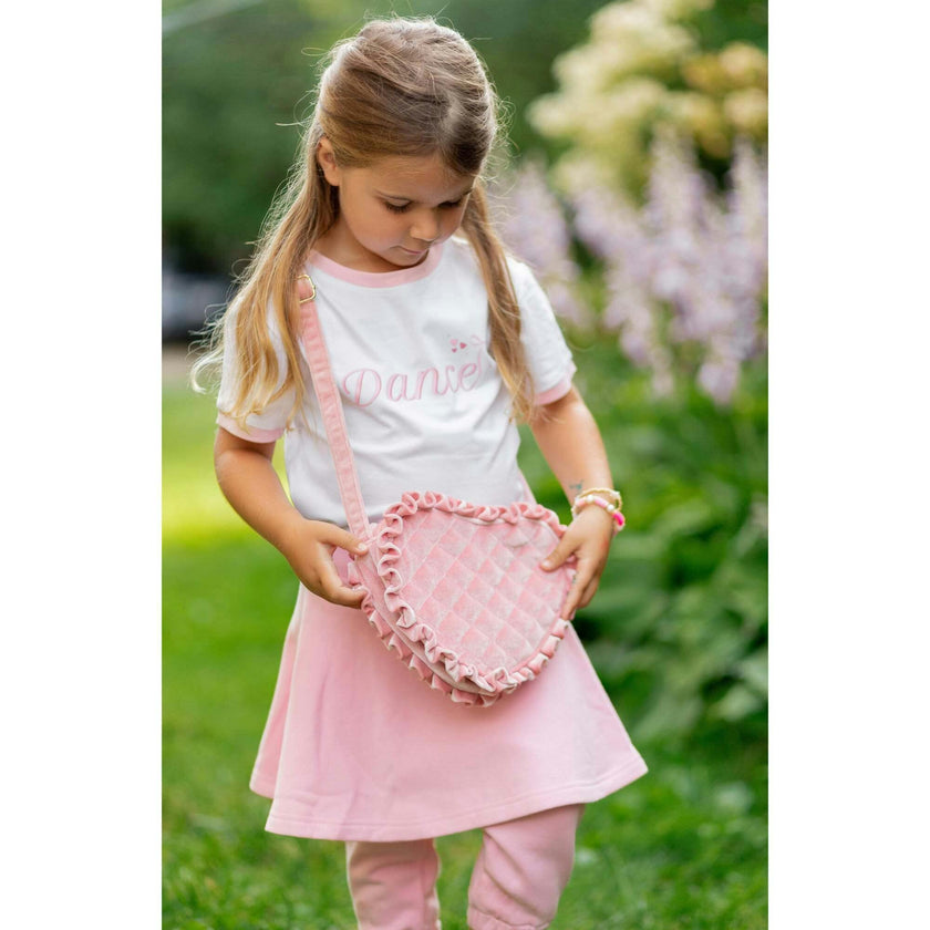Quilted Velvet Heart Purse