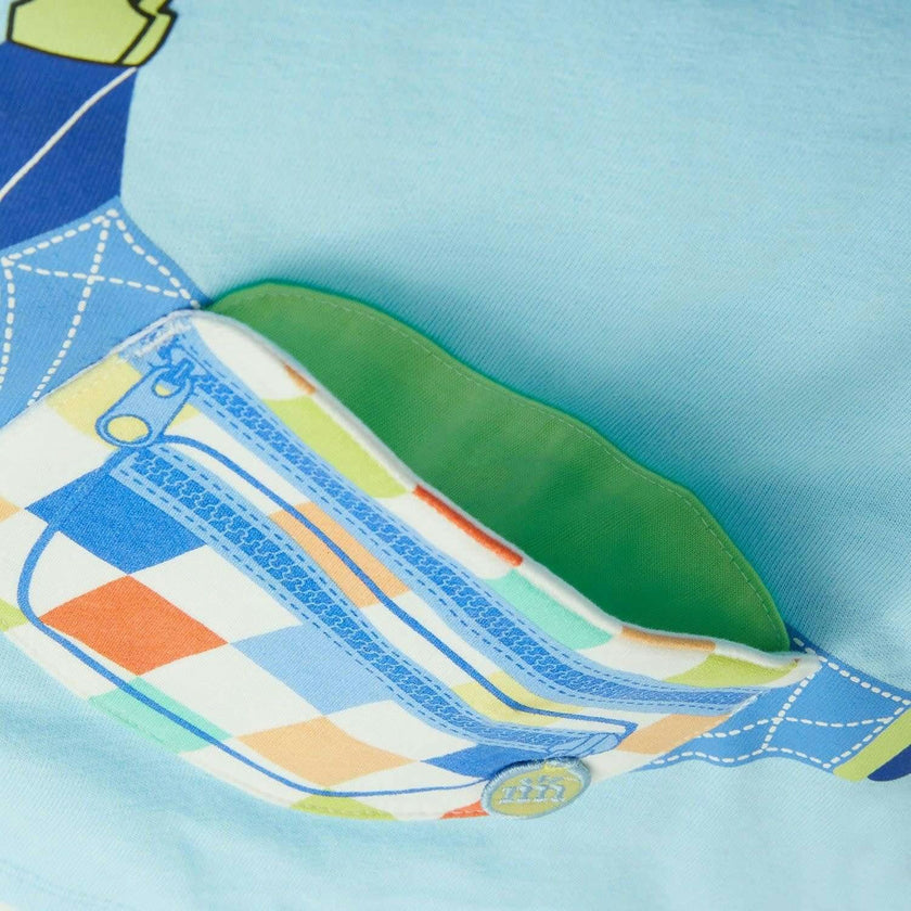 Magnetic Peek-A-Pocket T-Shirt & Shorts Set