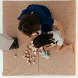 Terrazzo Clay Vegan Leather Mat