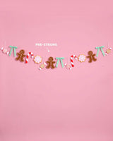Bake It Merry Banner - gingerbread christmas banner
