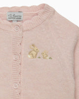 Baby Bunny Embroidered Cardigan