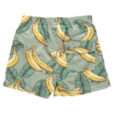 Boys Swim Trunk - Green Banana Leaves