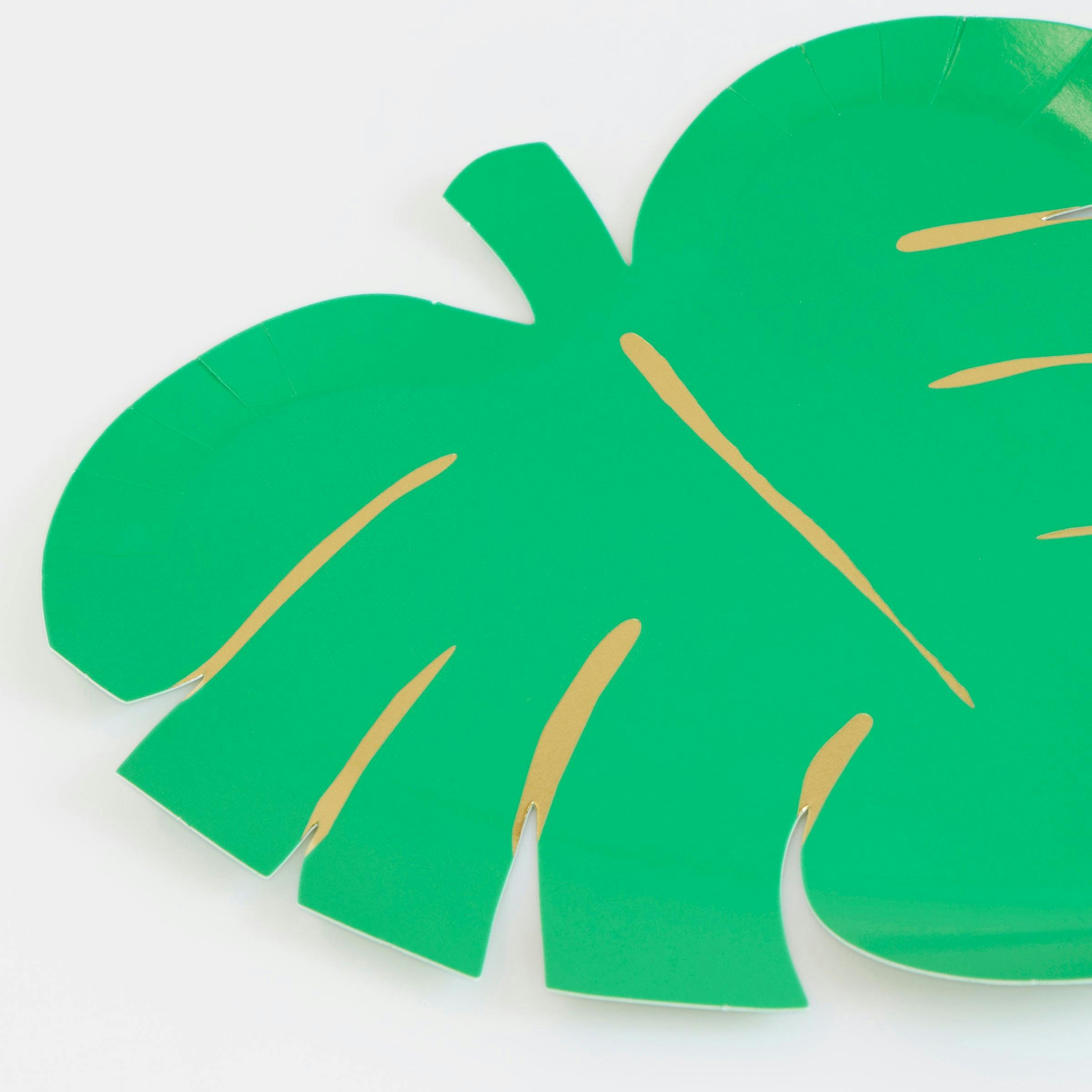 Tropical Leaf Plates