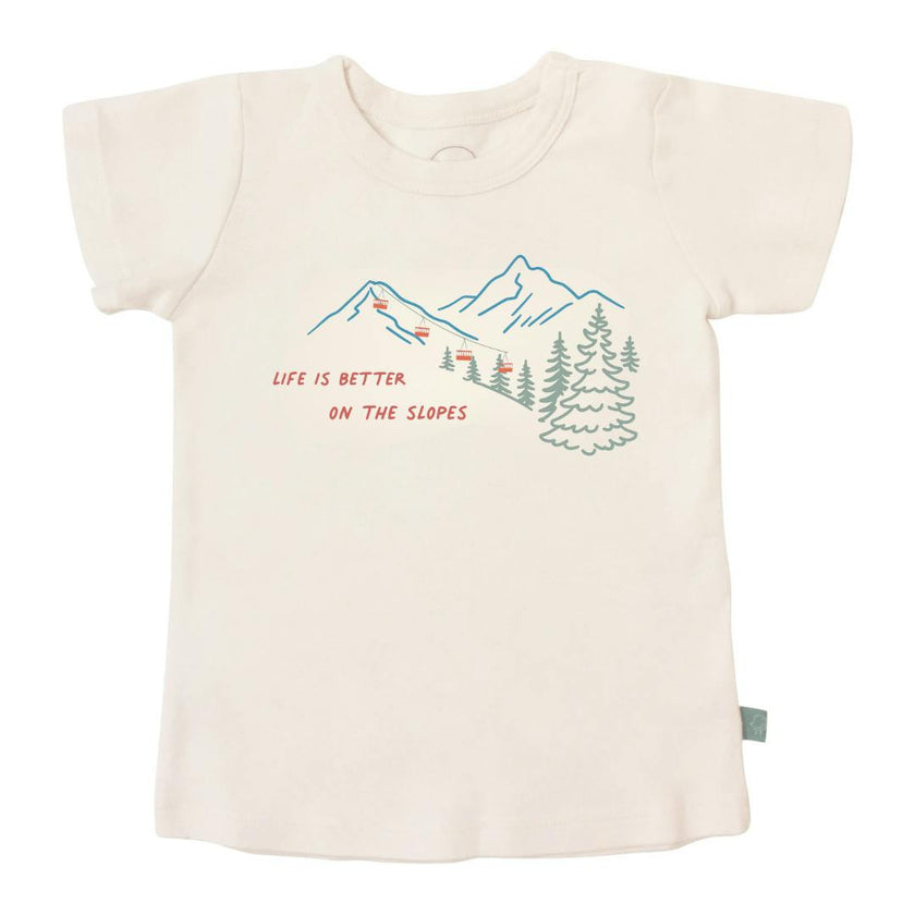 graphic tee | on the slopes