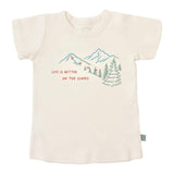 graphic tee | on the slopes