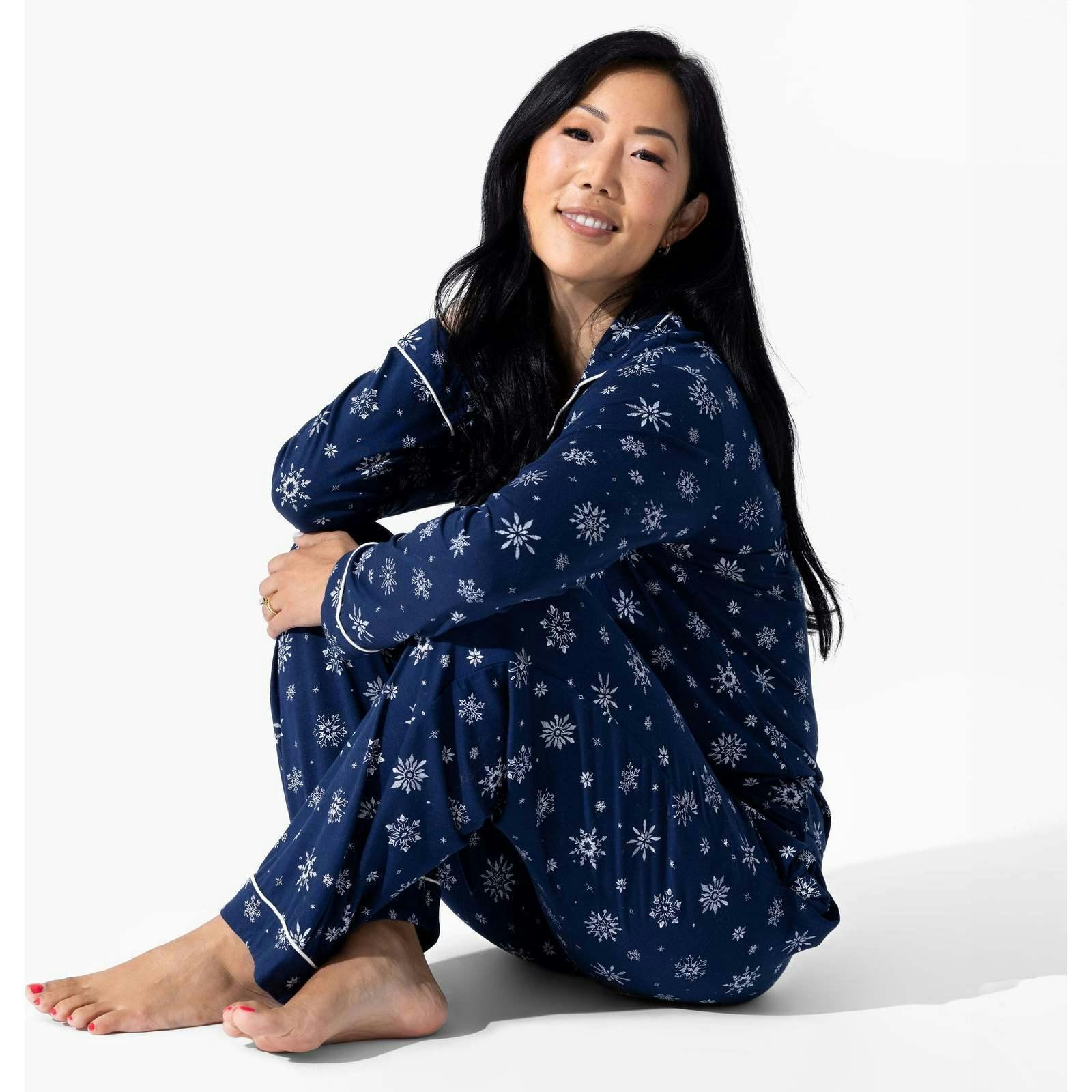 Snowflake Bamboo Women's Pajama Set
