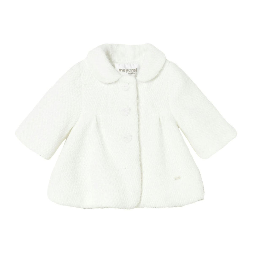 Newborn Girl Terry Cloth Coat