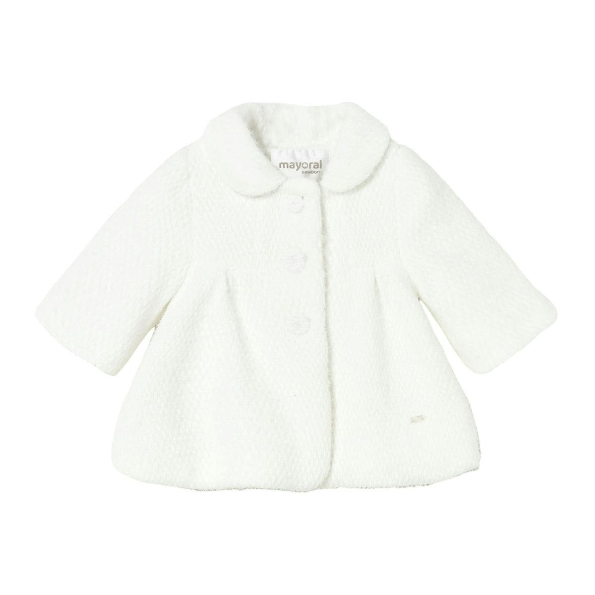Newborn Girl Terry Cloth Coat