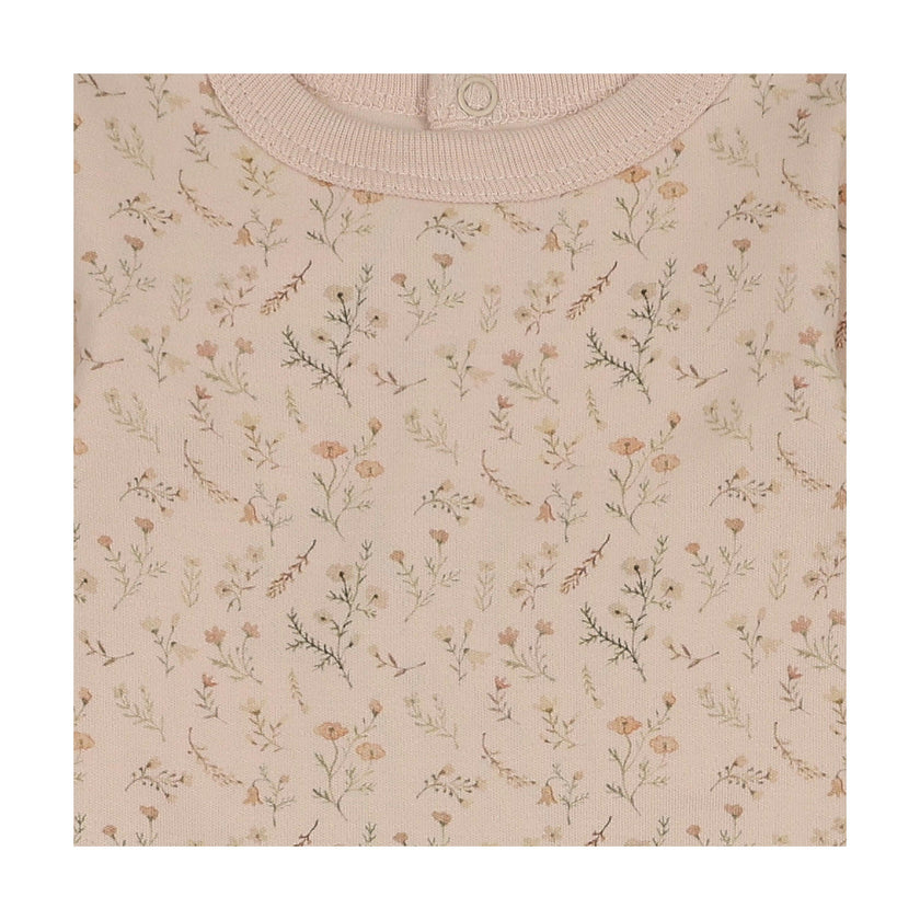 Botanical Girls Footie & Hat Set